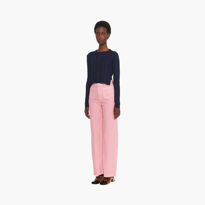 Miu Miu Garment-dyed drill pants outlook