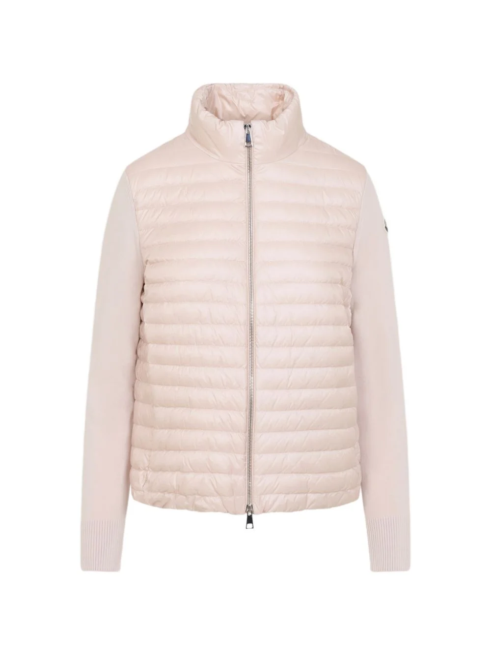padded zip-up cardigan - 1