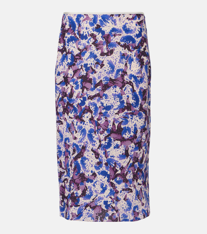 Floral pencil skirt 1