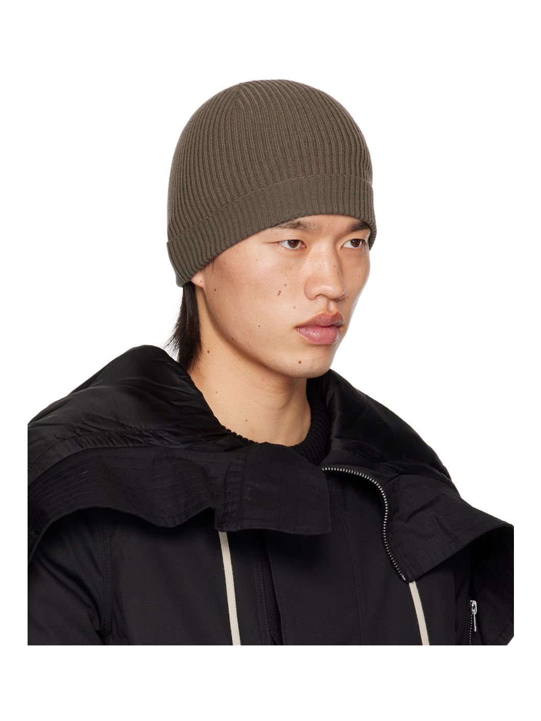 Gray Porterville Ribbed Beanie - 2