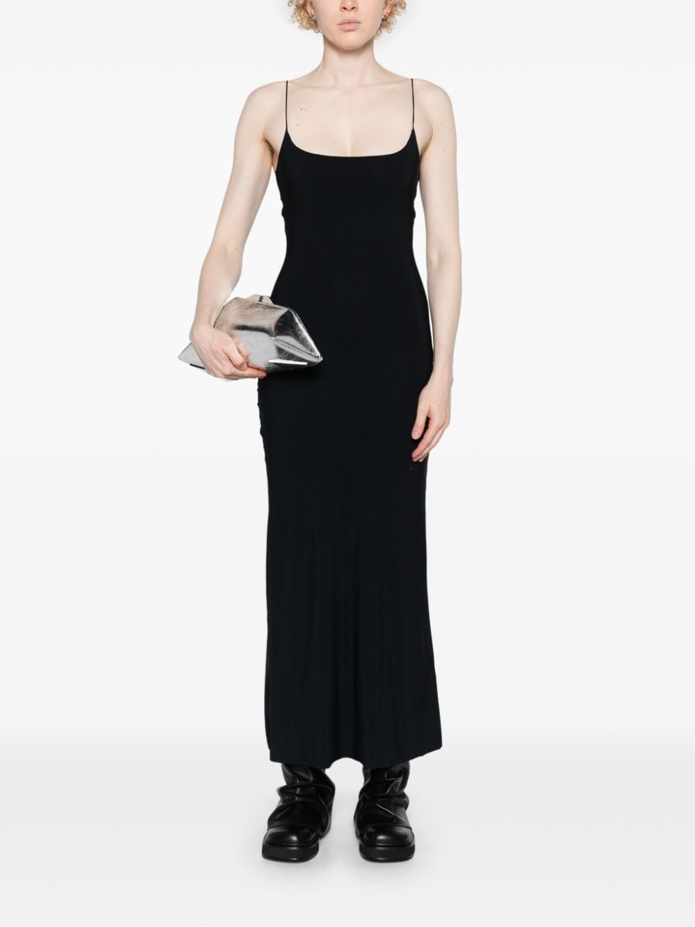 numbers-motif maxi dress - 2