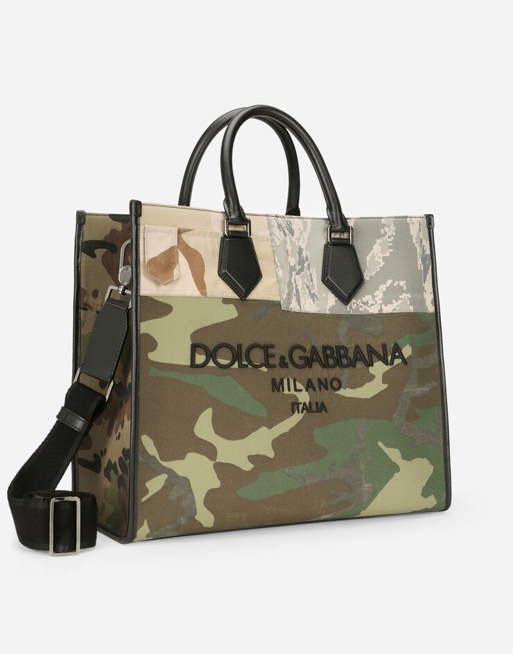 Camouflage patchwork shopper - 3