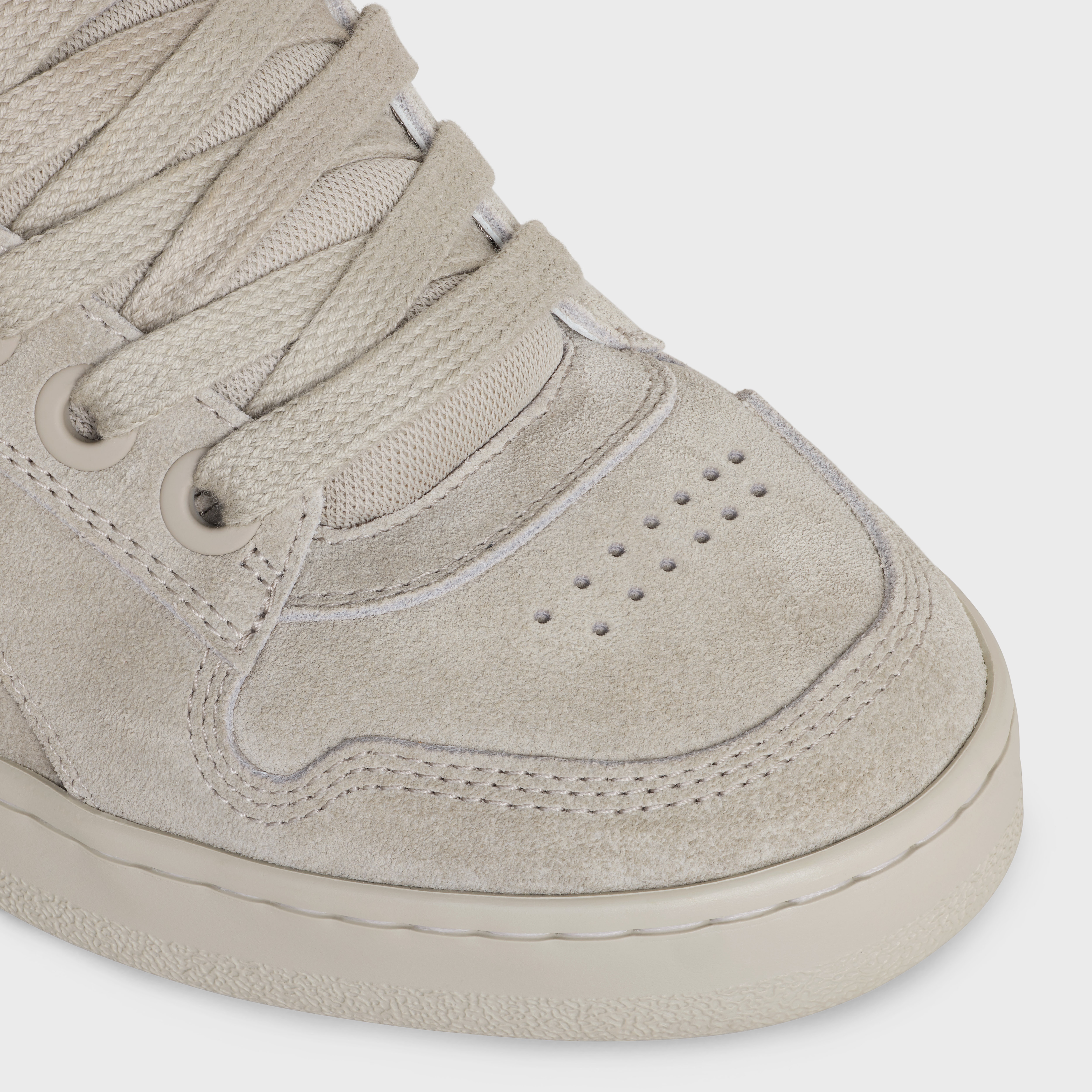 CELINE CELINE HUNTINGTON LOW LACE-UP SNEAKER in SUEDE