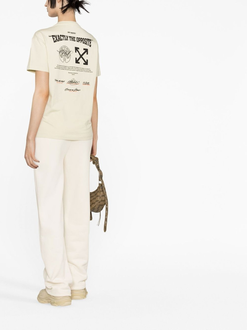 Off-White graphic-print cotton T-shirt outlook