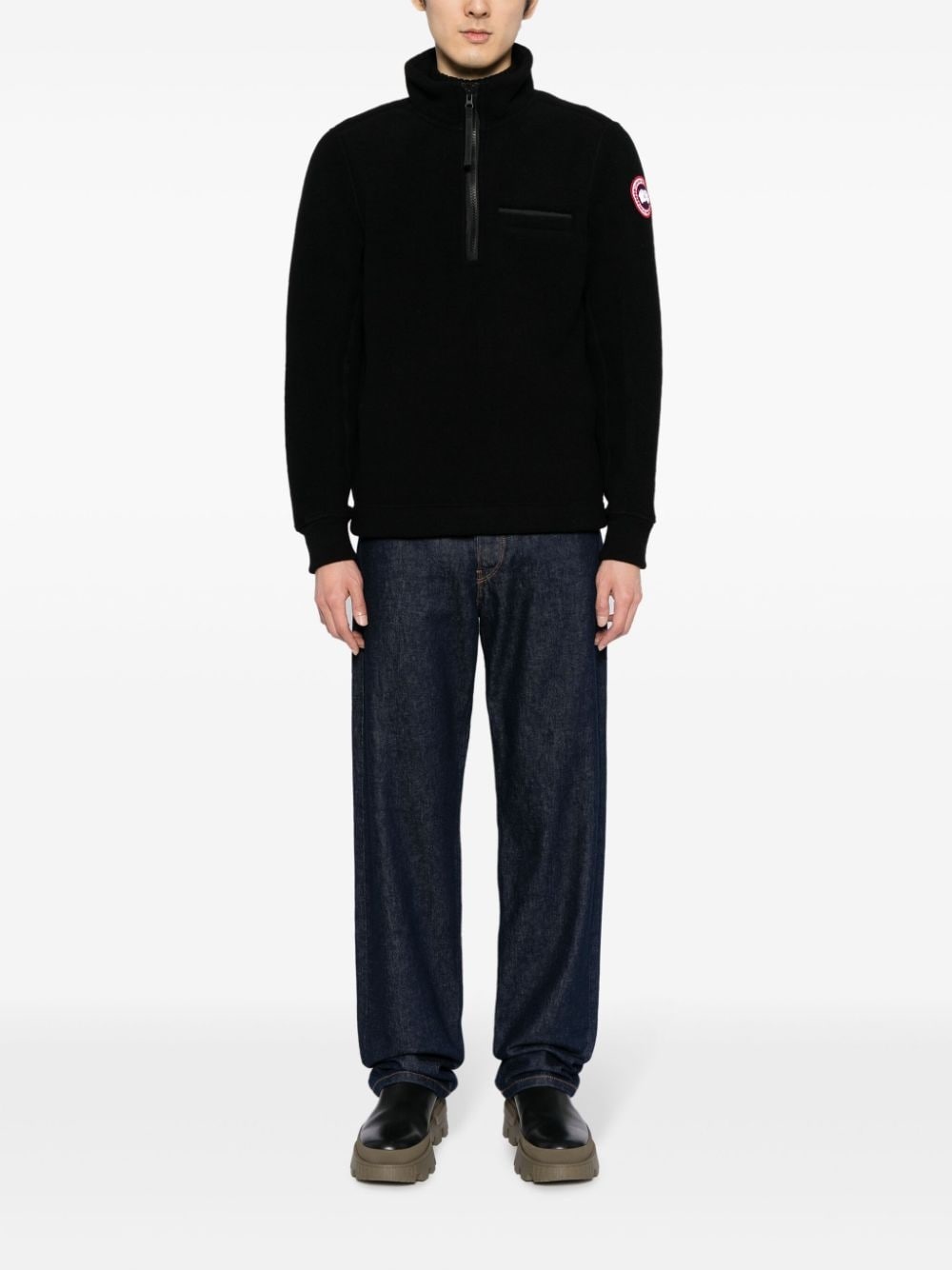 Lawson logo-print fleece sweatshirt - 2