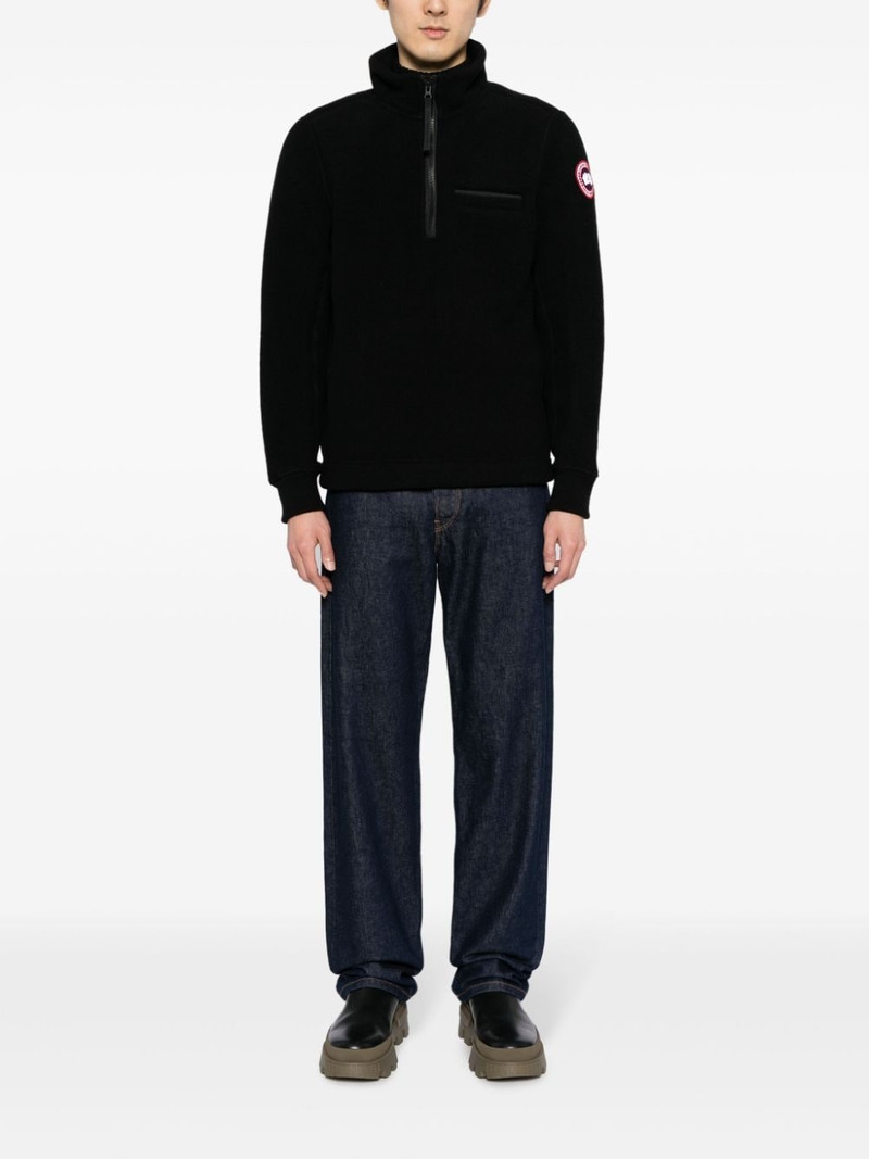 Canada Goose Lawson logo-print fleece sweatshirt outlook