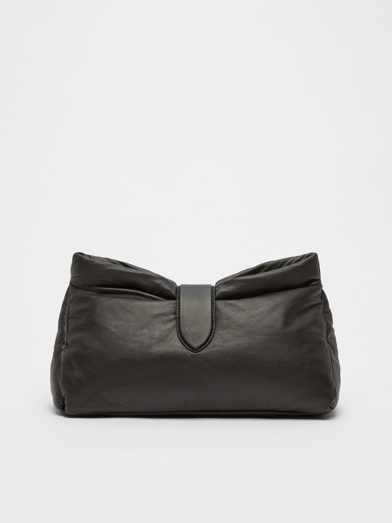 CUSCINO Maxi nappa leather clutch bag 3