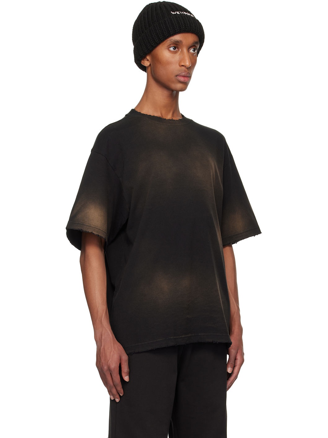 Black Standard Logo Washed T-shirt - 2