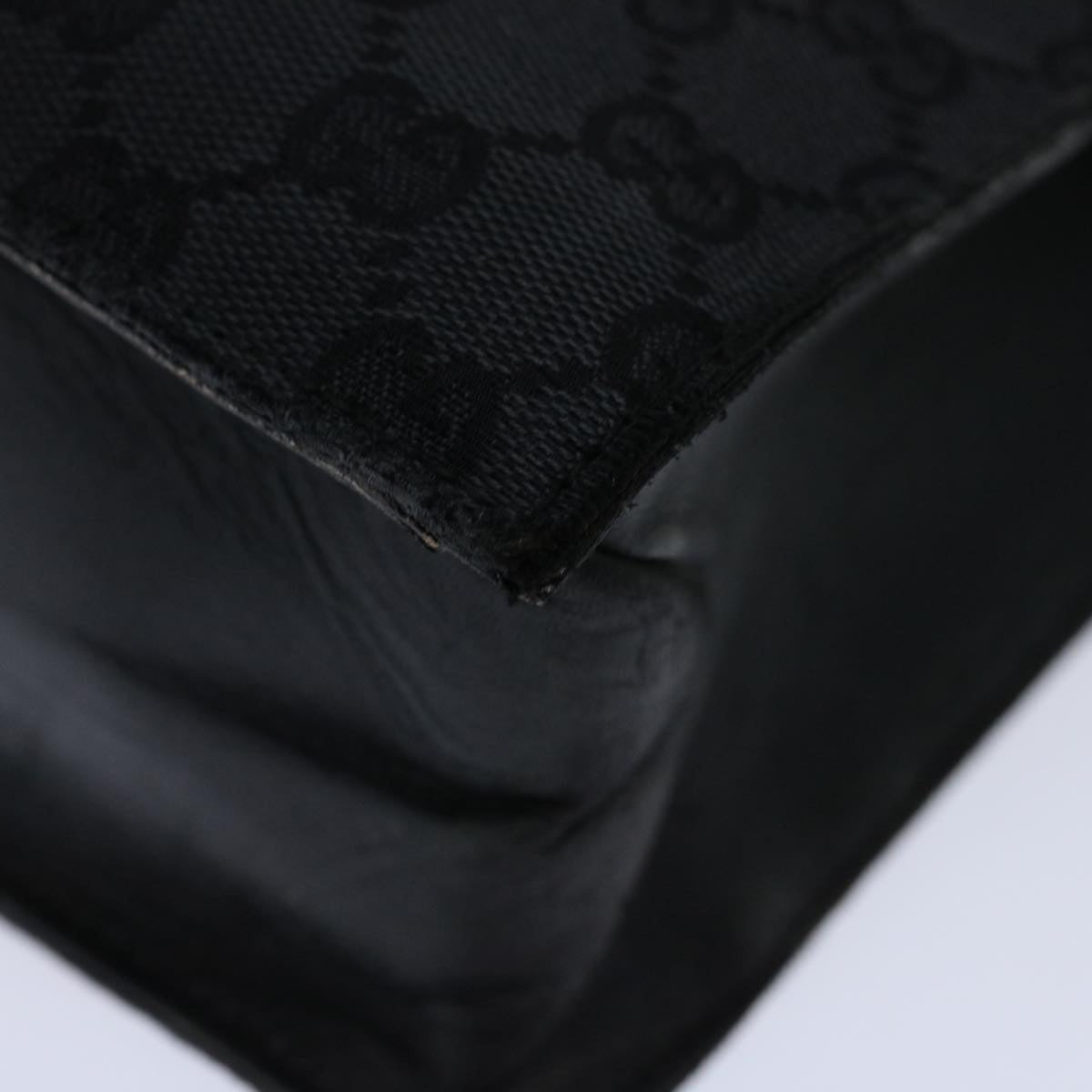 GUCCI GG Canvas Tote Bag Black 002 - 14