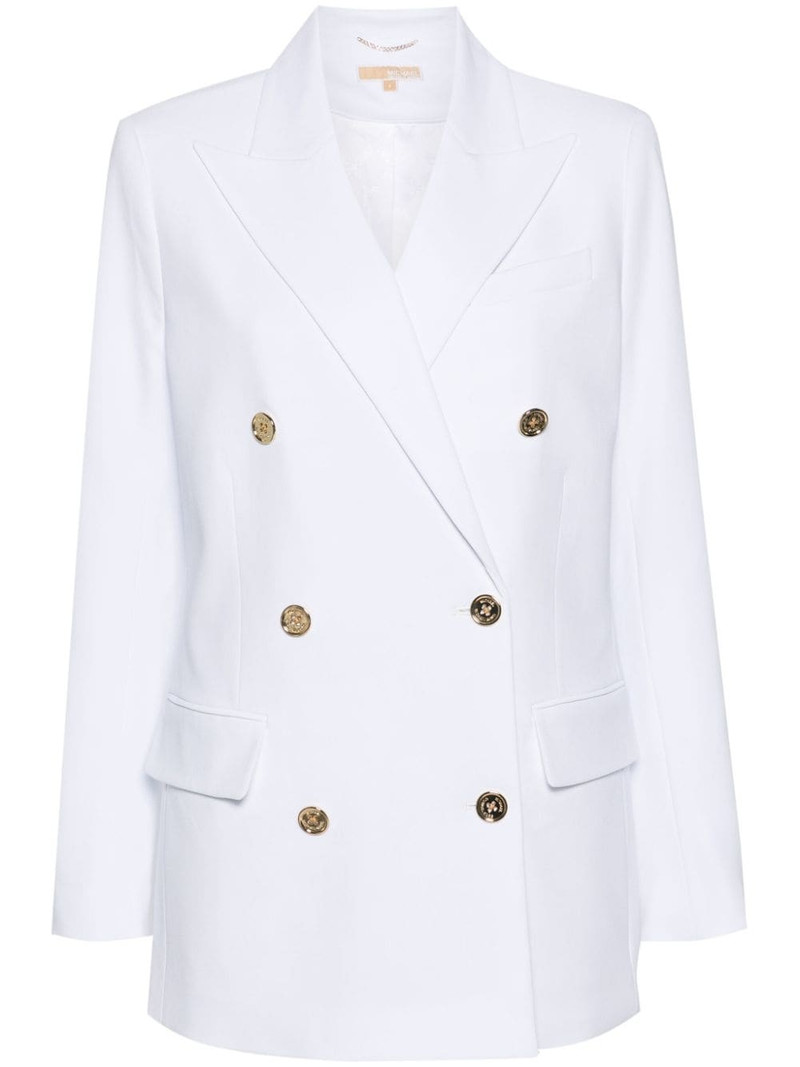 crepe double-breasted blazer 1