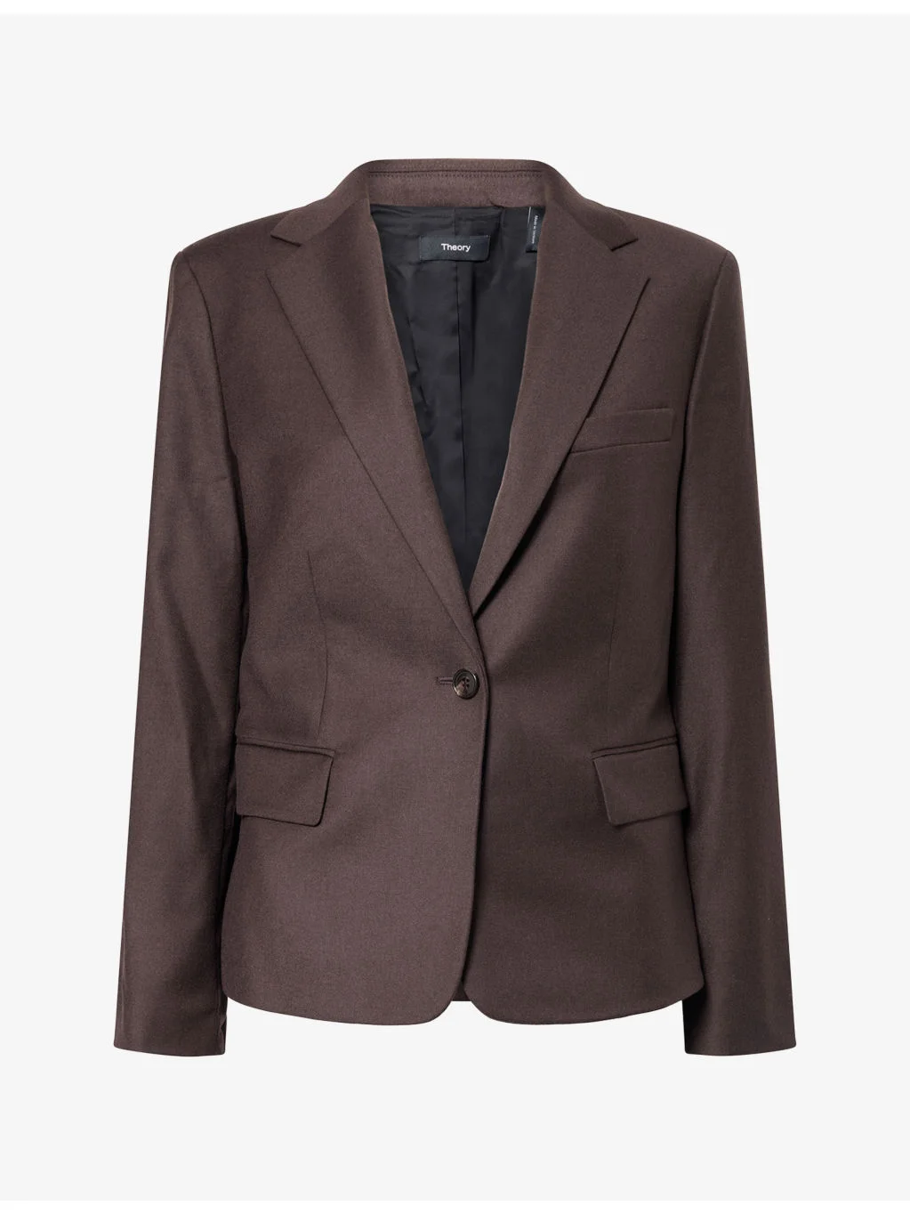 The Slim Single-Breasted Wool Jacket - 1