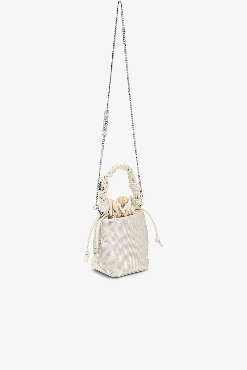 GANNI OFF-WHITE MINI GANNI BOU BUCKET BAG outlook