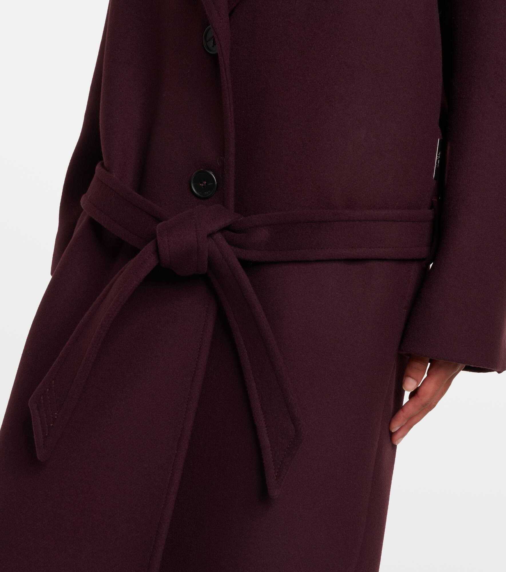 Wool-blend twill coat - 5