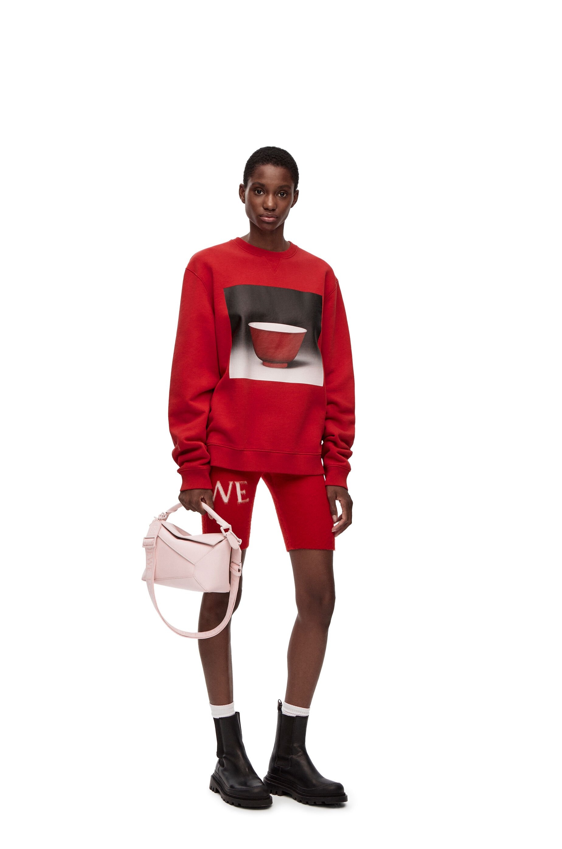 Ceramic print sweatshirt in cotton - 2