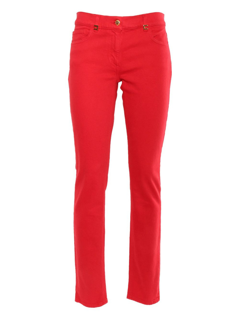 clasped straight-leg jeans 1