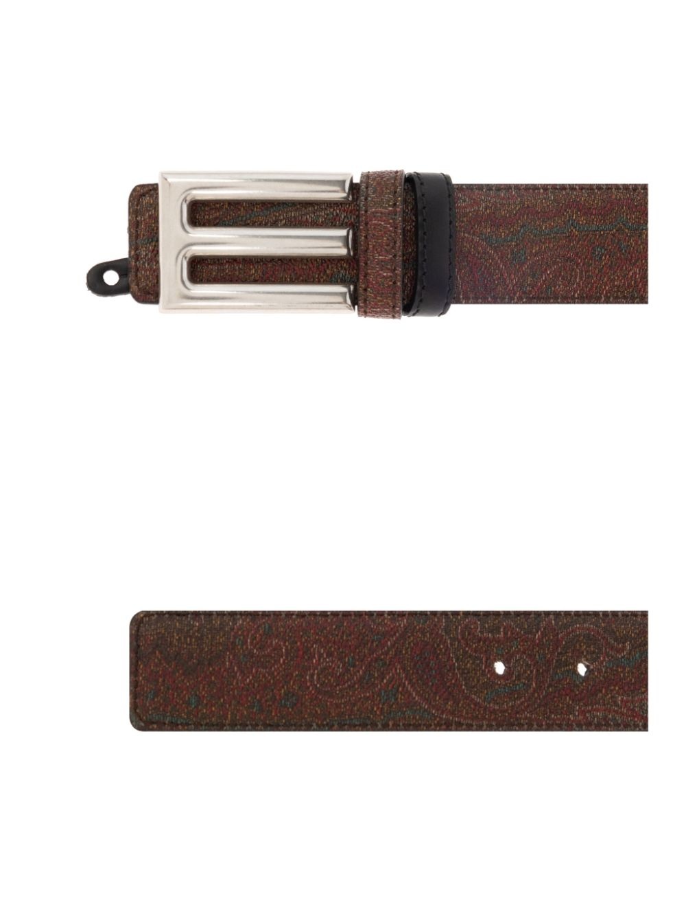 logo-buckle belt - 4