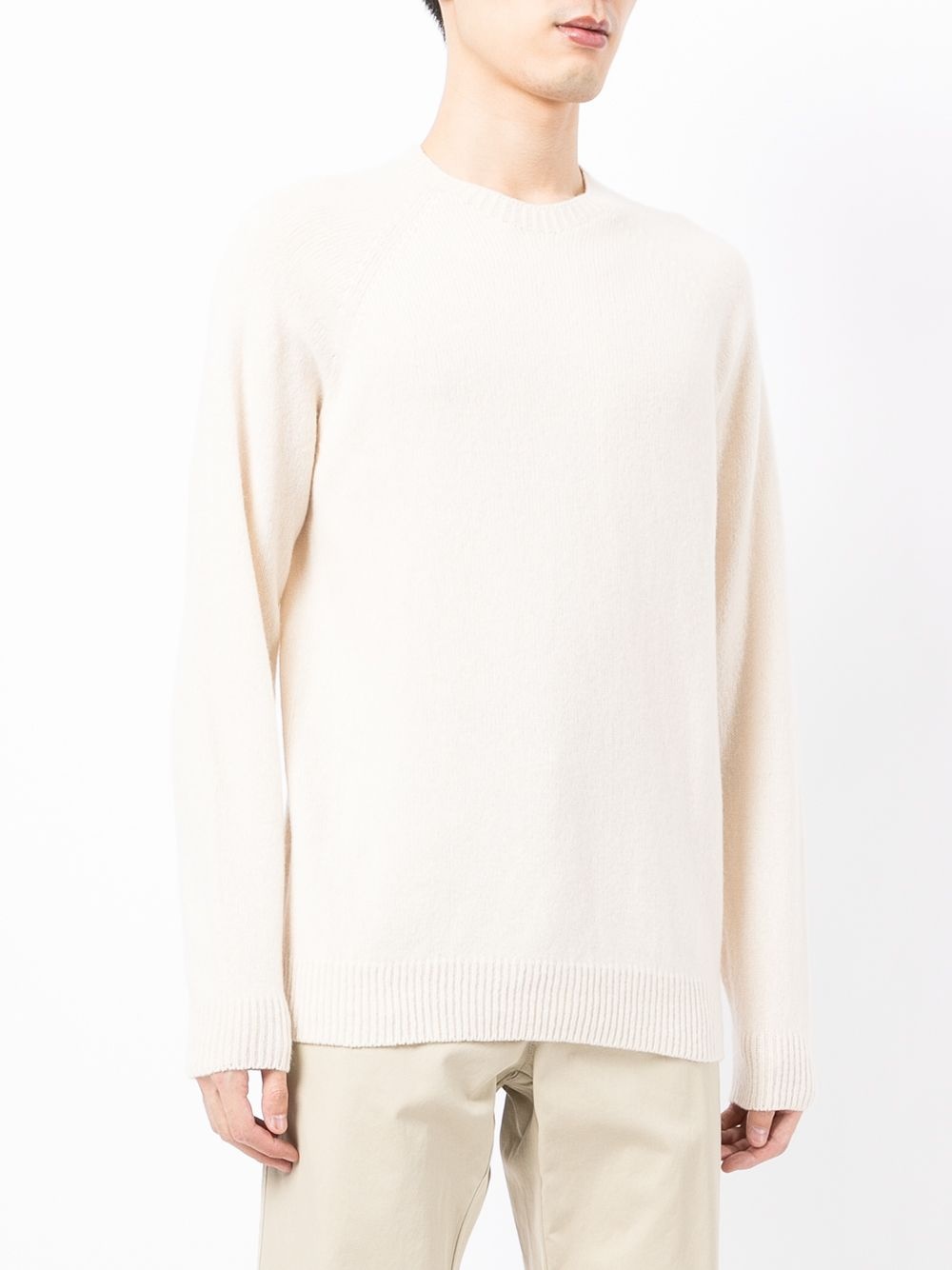 crew-neck wool jumper - 3