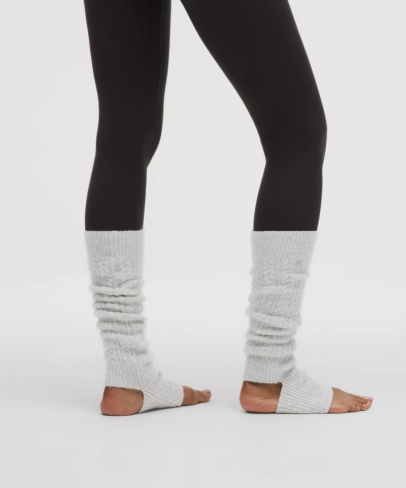 Wool-Blend Cable-Knit Leg Warmers 5