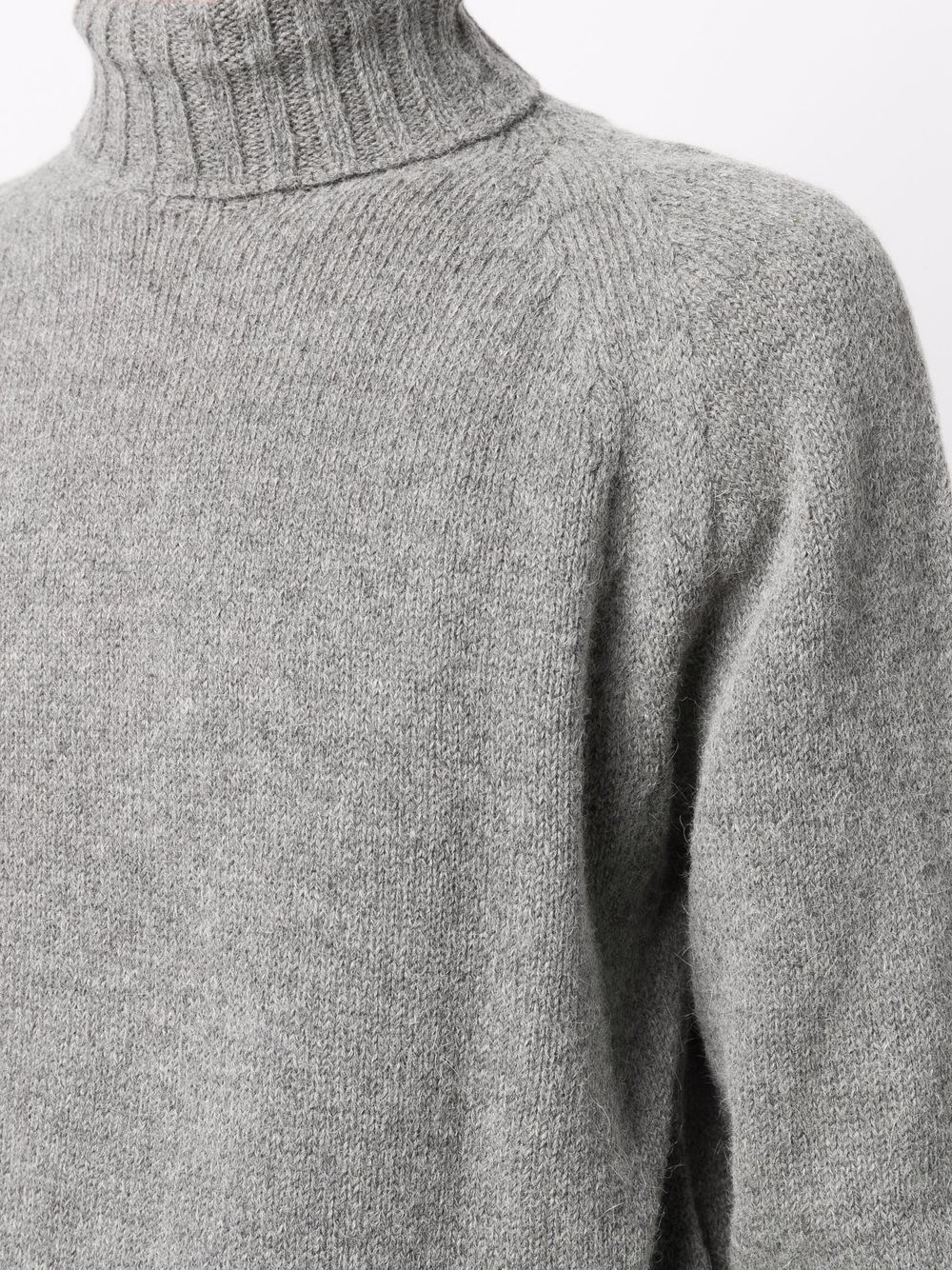 roll-neck wool-blend jumper - 5
