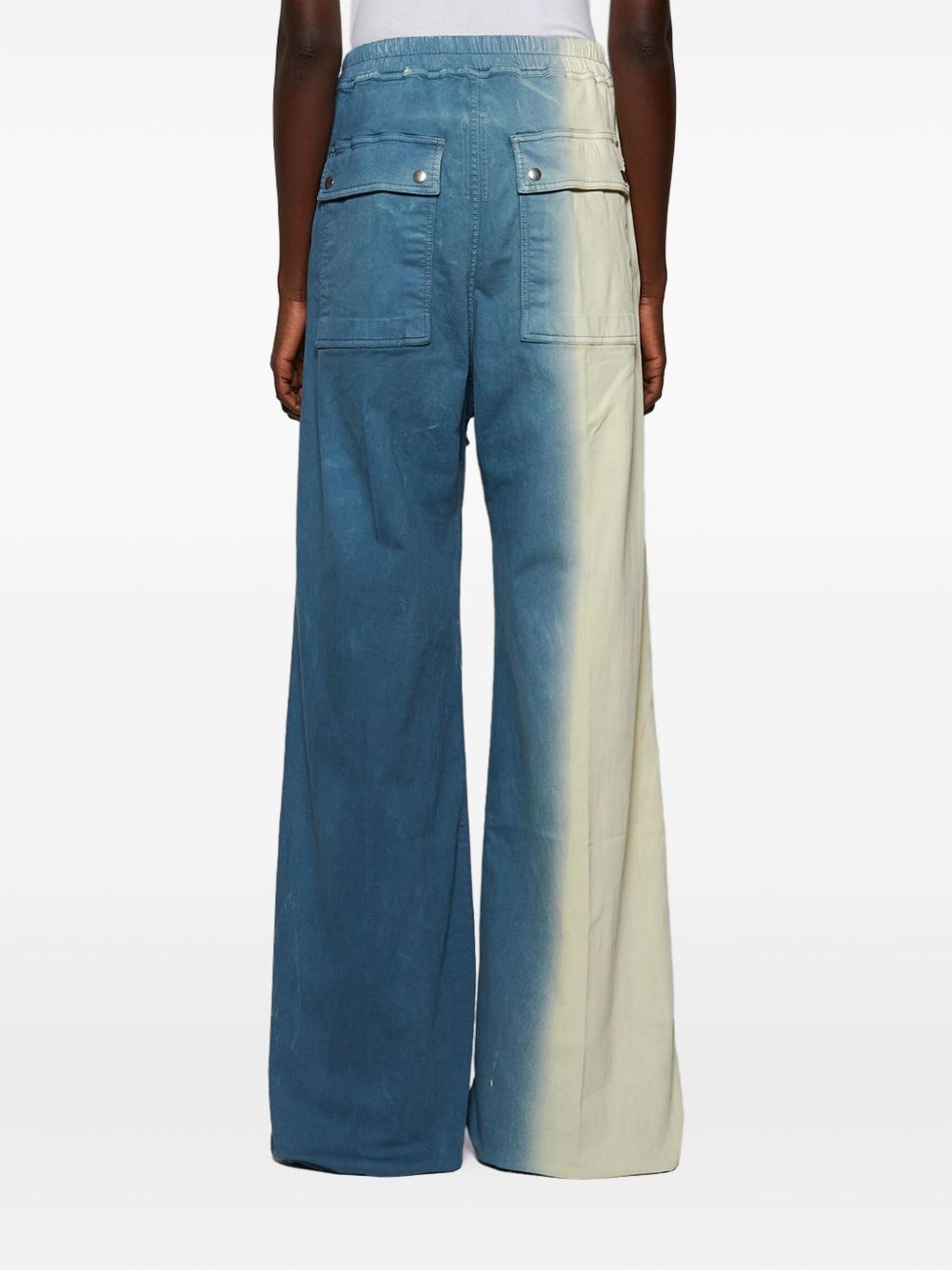 tie-dye flared jeans - 5