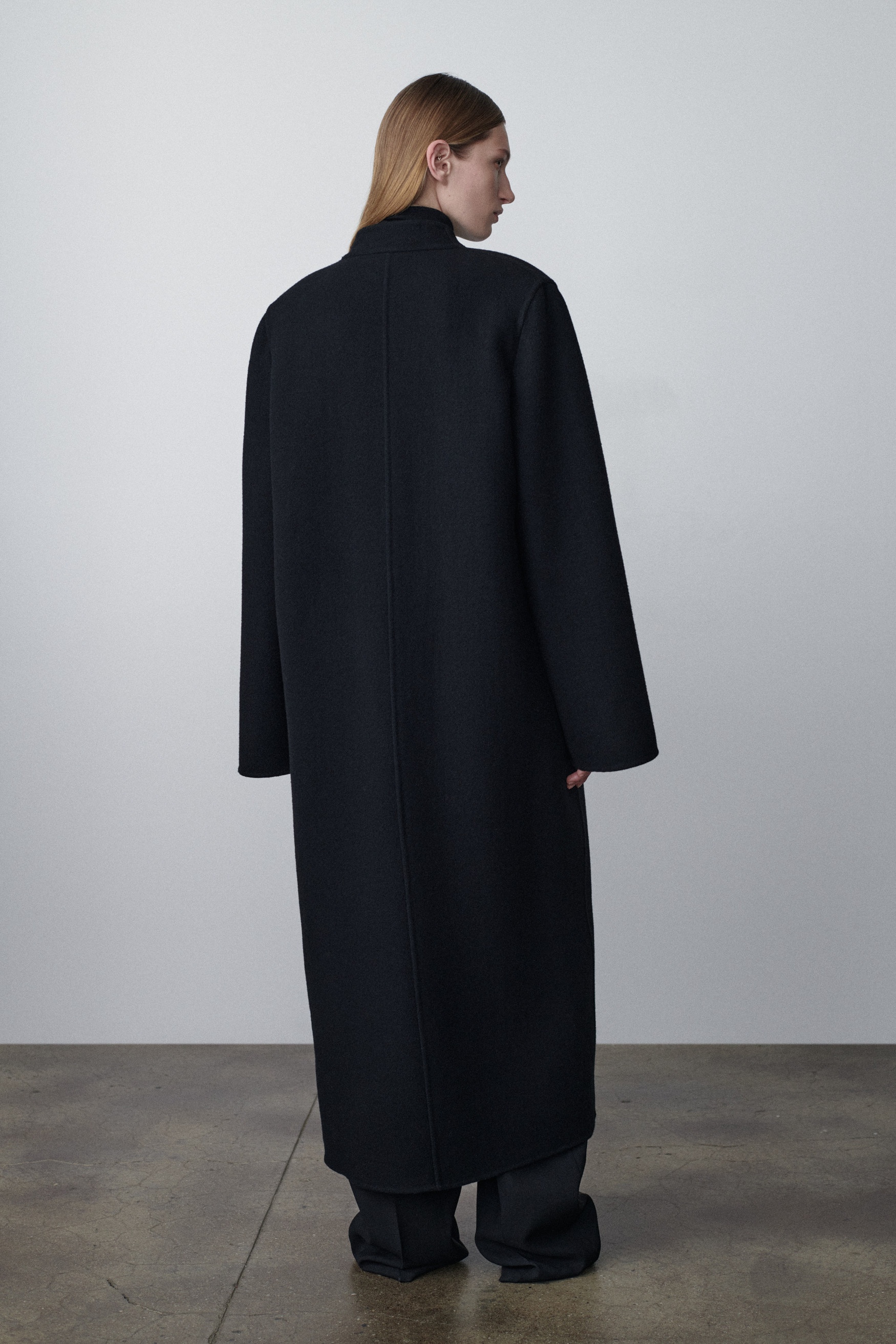 Ceren Coat in Virgin Wool and Cashmere - 4