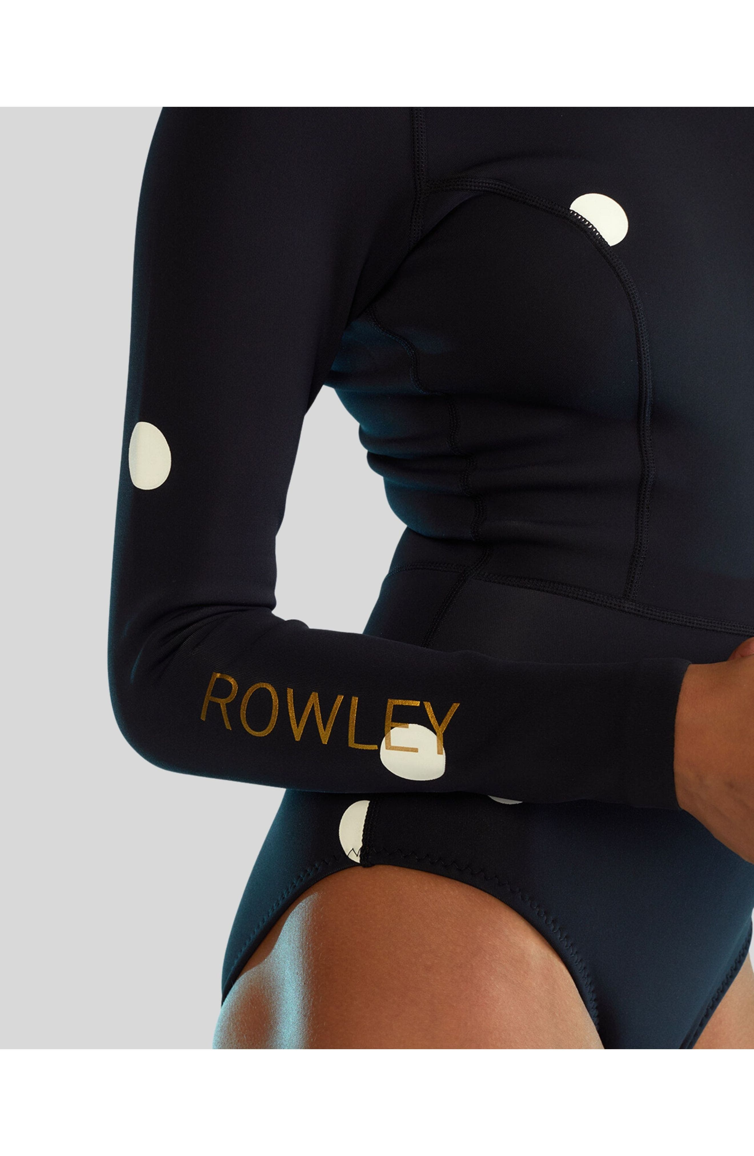 Cynthia Rowley Cruz Wetsuit in Black/white Polka Dot at Nordstrom - 2