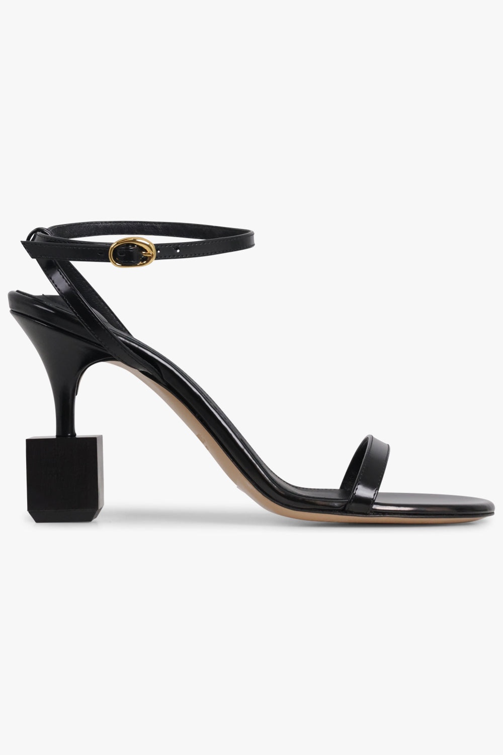 LES SANDALES BISOU 90MM CIRCLE/SQUARE SANDAL | BLACK - 2