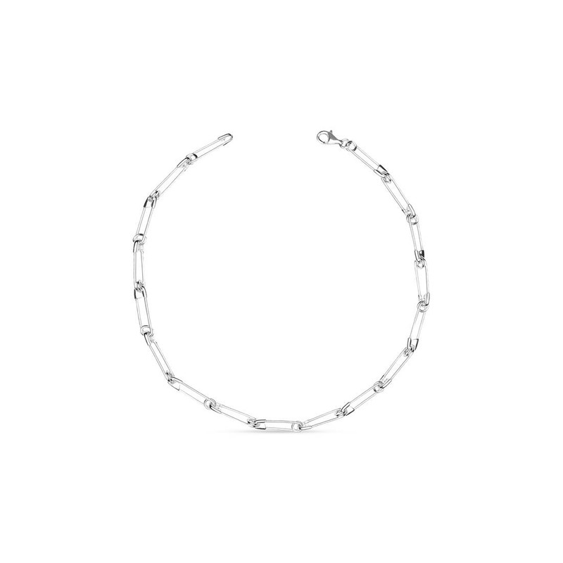 BALENCIAGA Safe Necklace 2.0  in Silver outlook