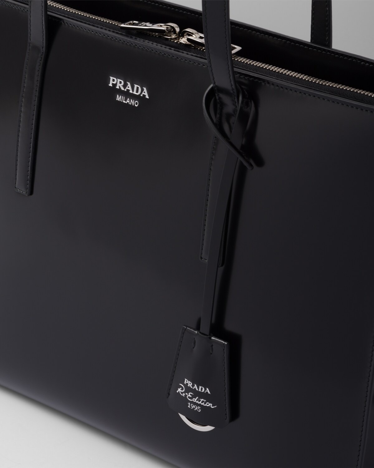 Prada Prada Re-Edition 1995 brushed-leather large handbag