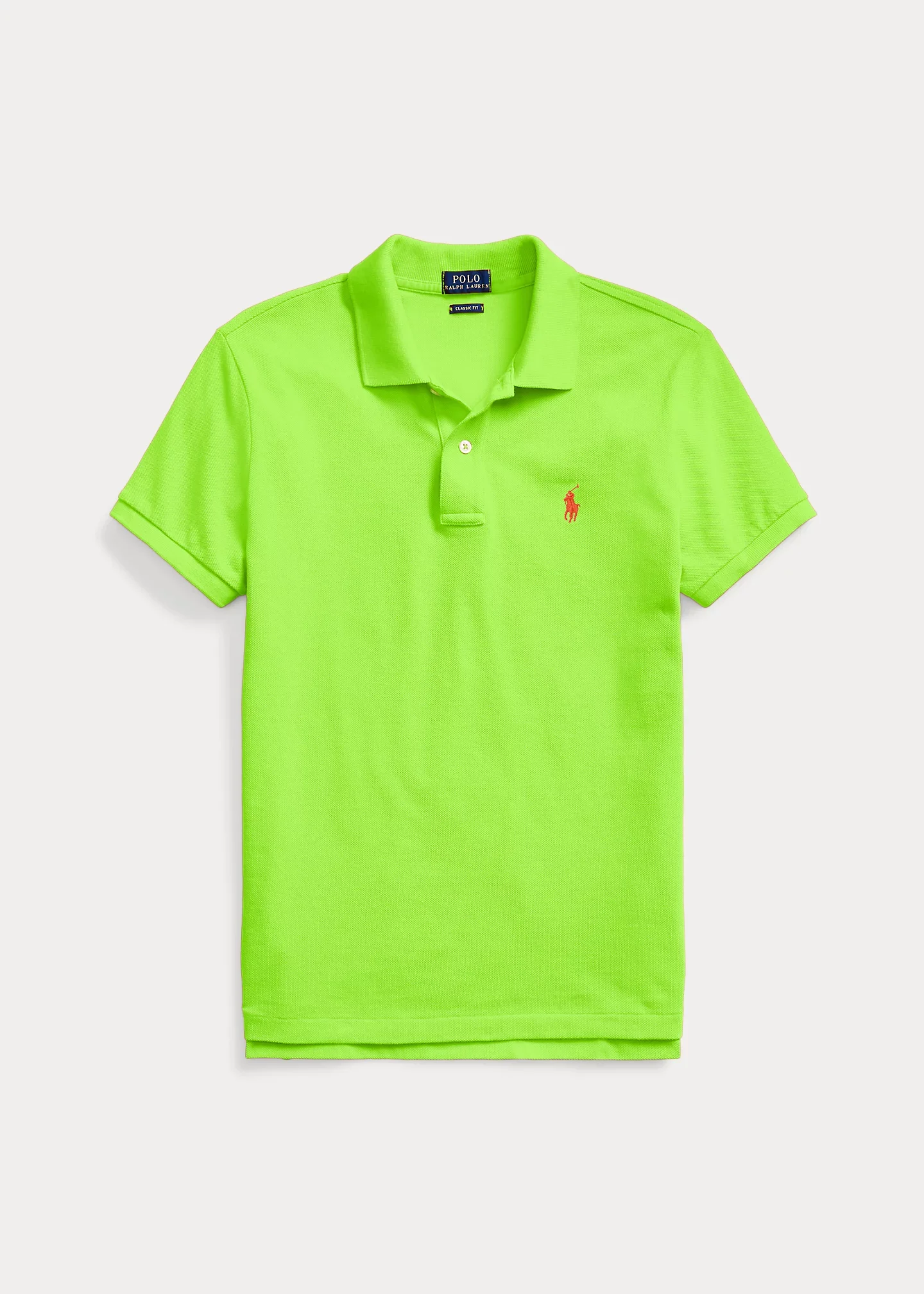 The Iconic Classic Fit Mesh Polo Shirt - 1