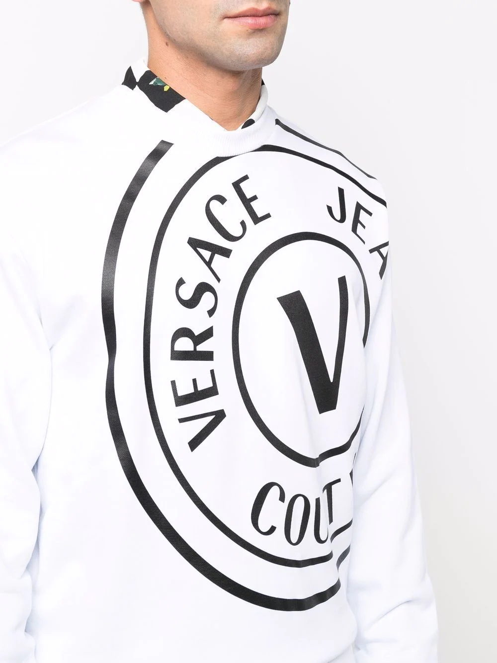 logo-print crew-neck sweatshirt - 5