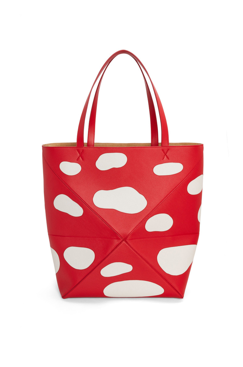 Mushroom 큰 퍼즐 Fold Tote 에 고전적인 calfskin 5