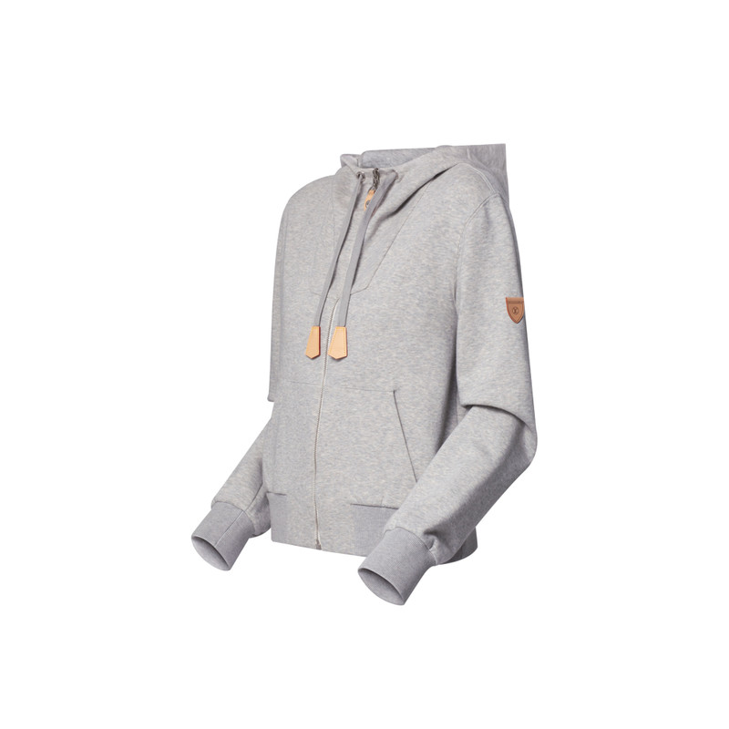 가죽 악센트 Hoodie 2