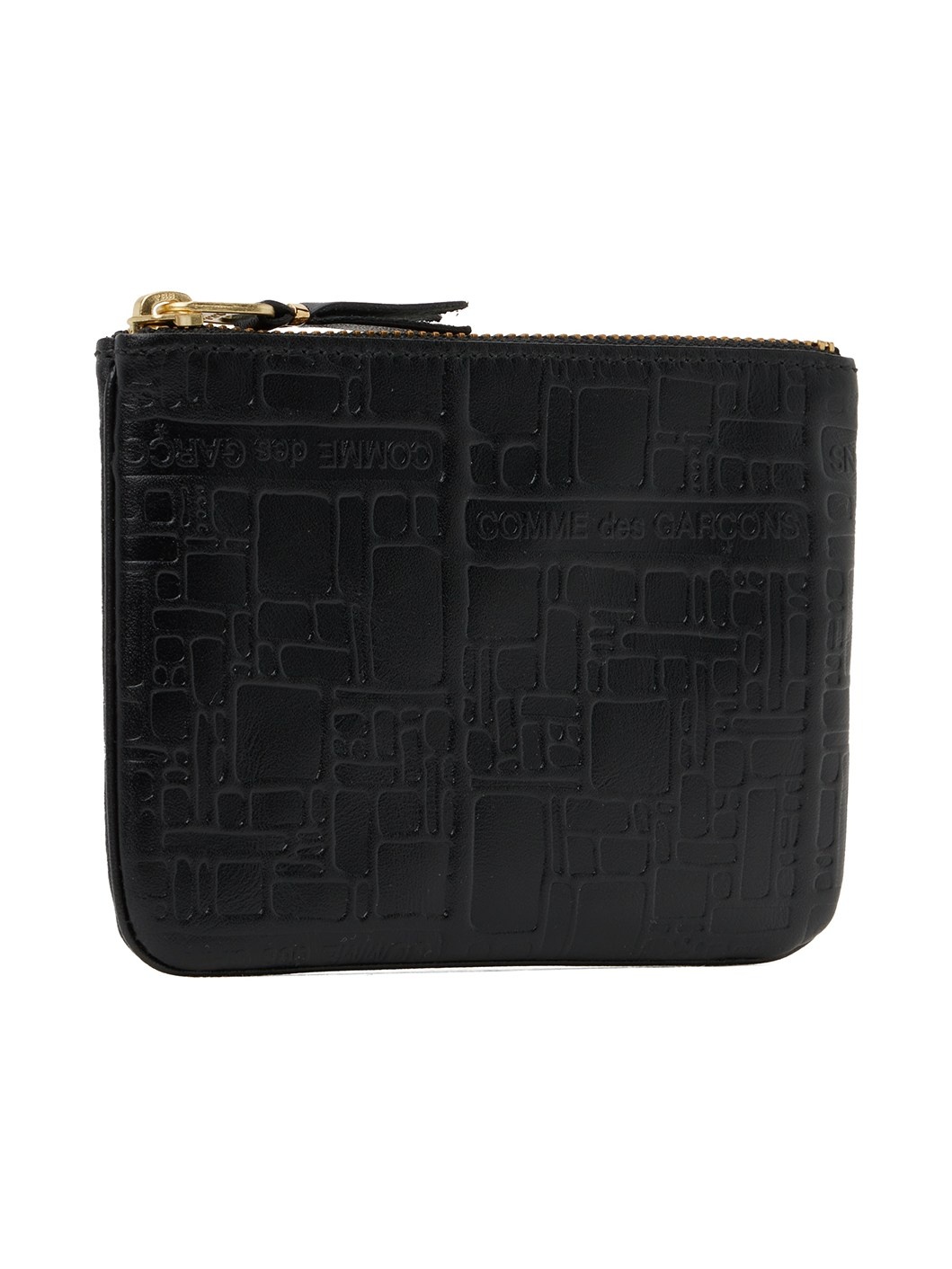 Black Embossed Pouch - 2