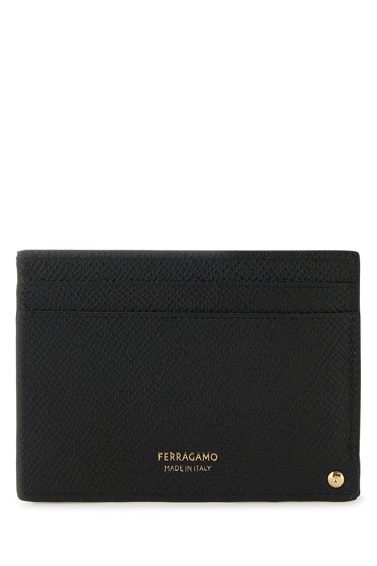 Black leather card holder - 3