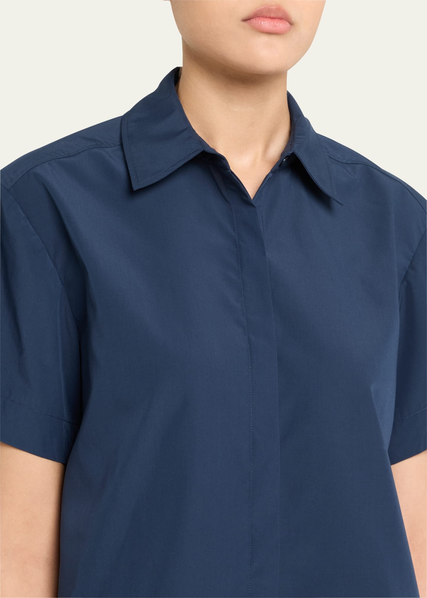 Bernie Pleated Short-Sleeve Shirt - 5
