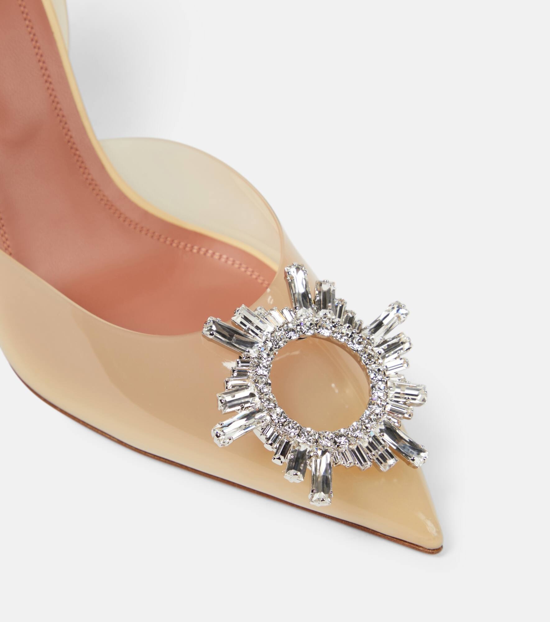 Begum 95 PVC slingback pumps - 6