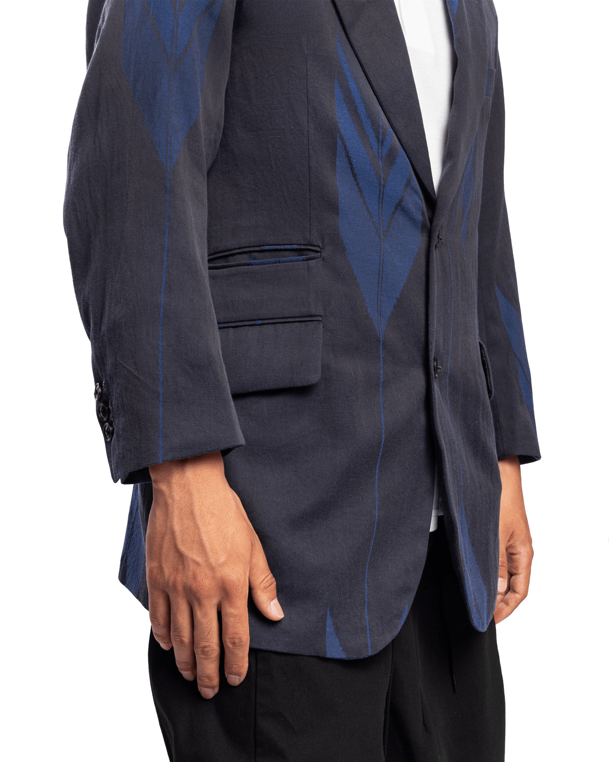 2B Jacket - C/L Kimono Jq Blue Arrow - 4