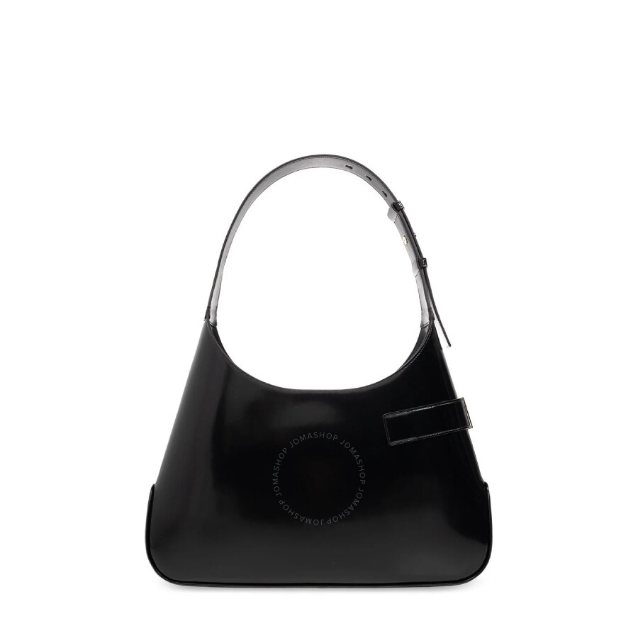 Ferragamo Gancini-Buckled Asymmetric Leather Shoulder Bag - 2