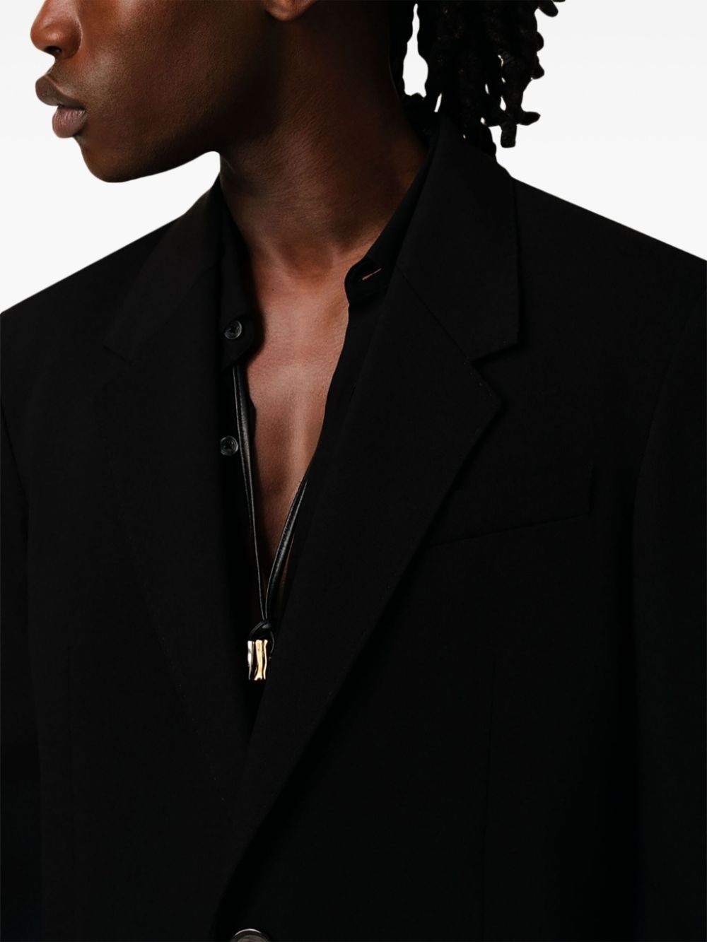 wool blazer - 6