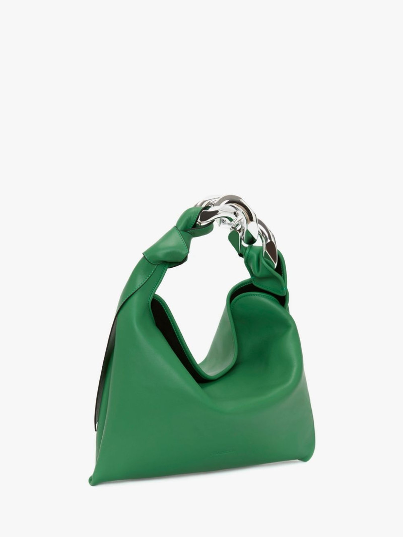 JW Anderson SMALL CHAIN HOBO - LEATHER SHOULDER BAG outlook