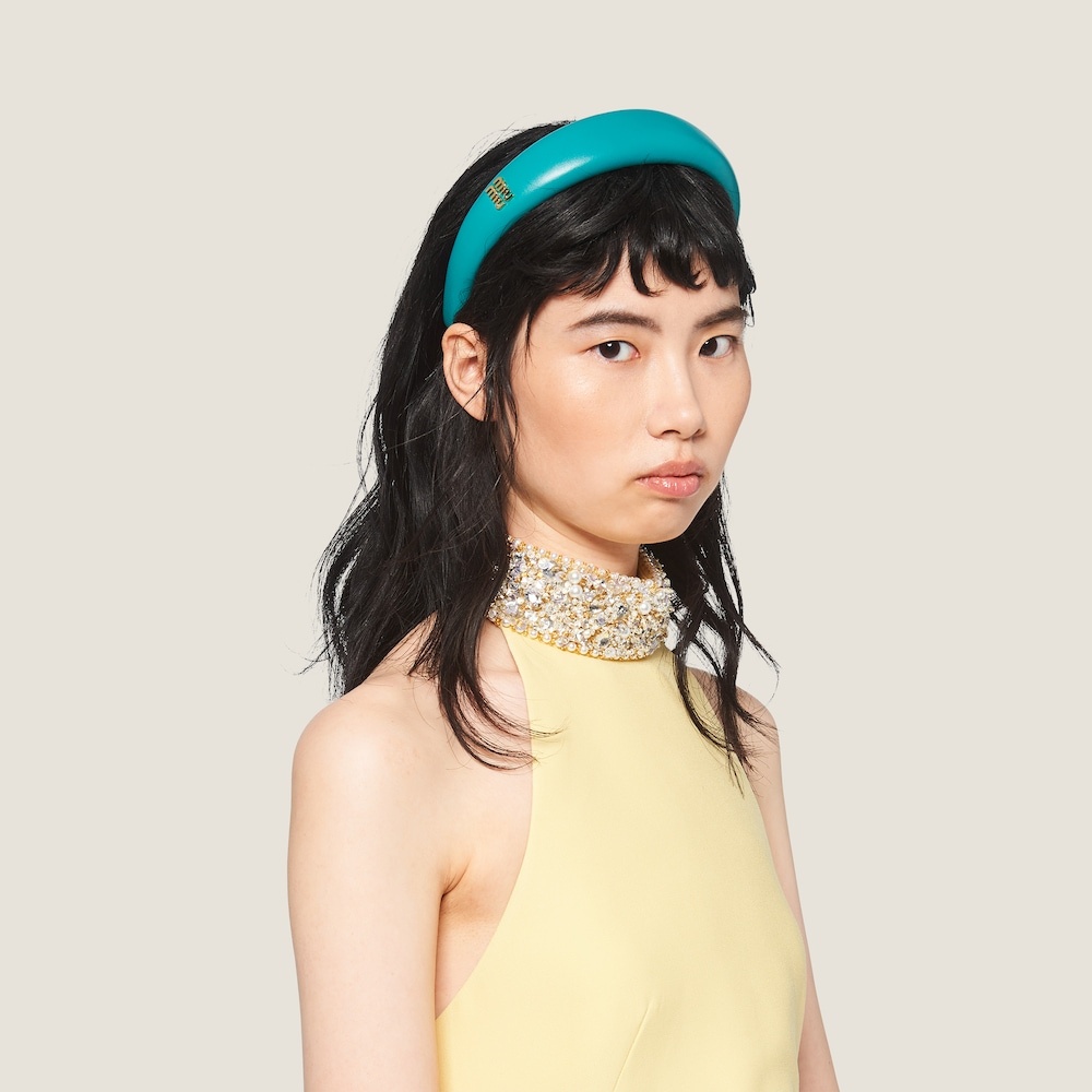 Nappa leather headband - 2