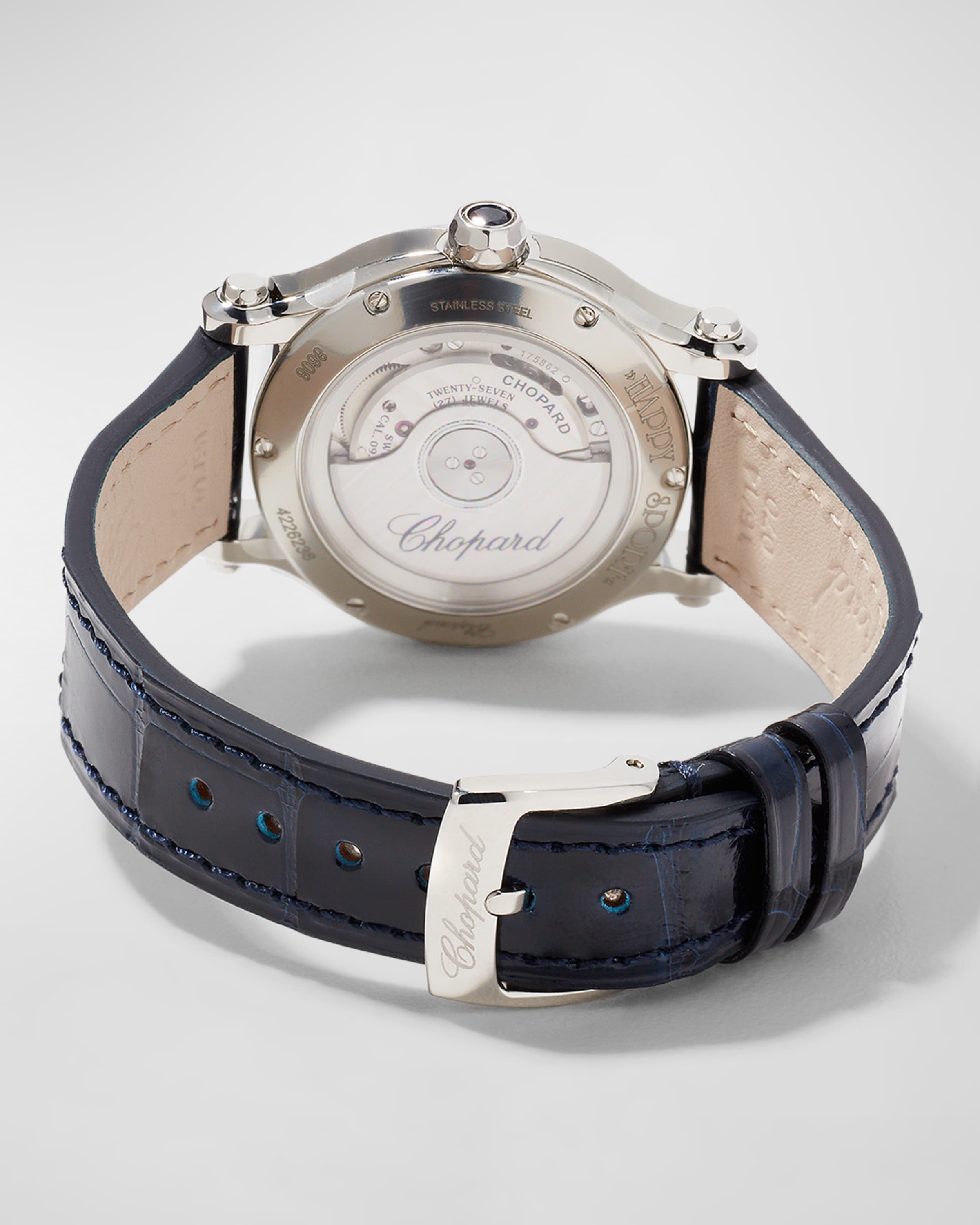 Happy Sport 33mm Stainless Steel Diamond Bezel Watch - 3