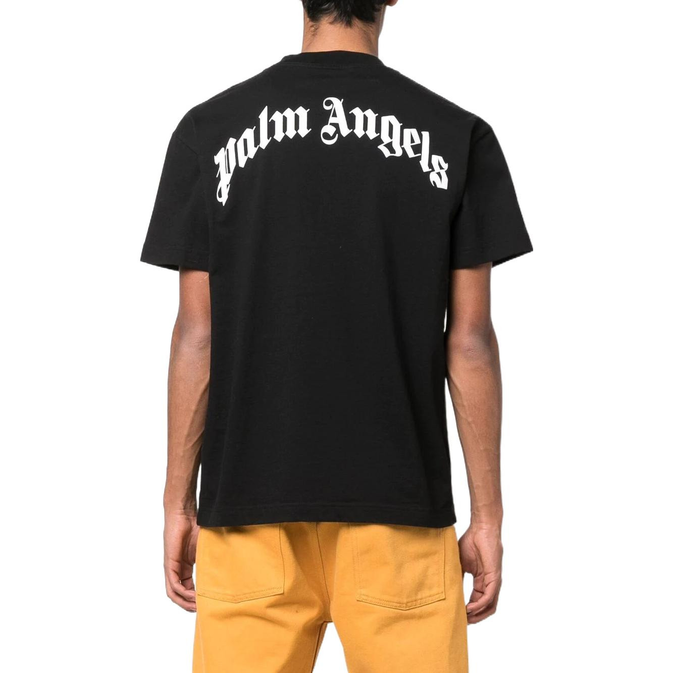 Palm Angels Leopard Bear Classic Tee 'Black Brown' PMAA001S22JER0181060 - 2