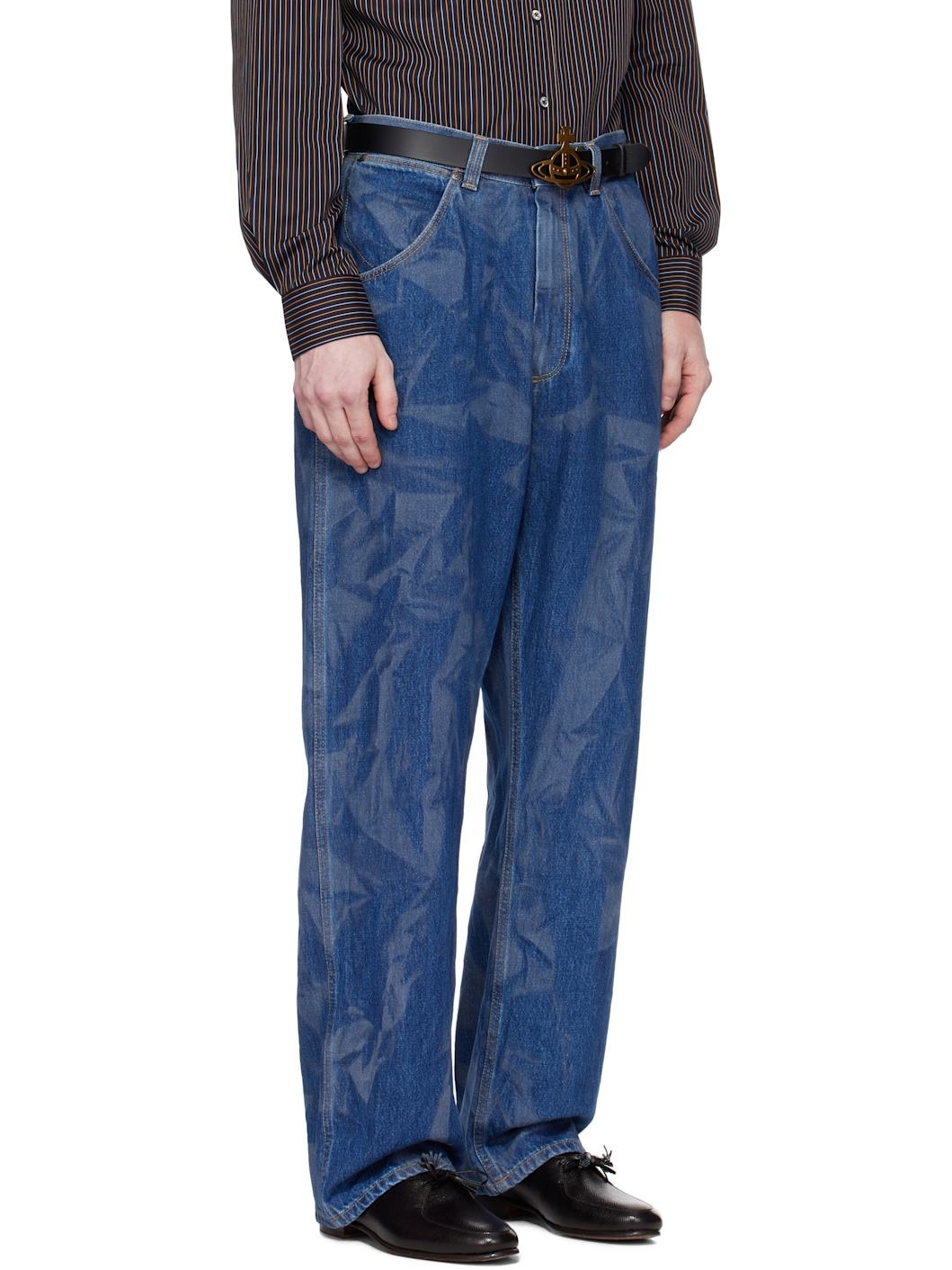 Blue Baggy Jeans - 2