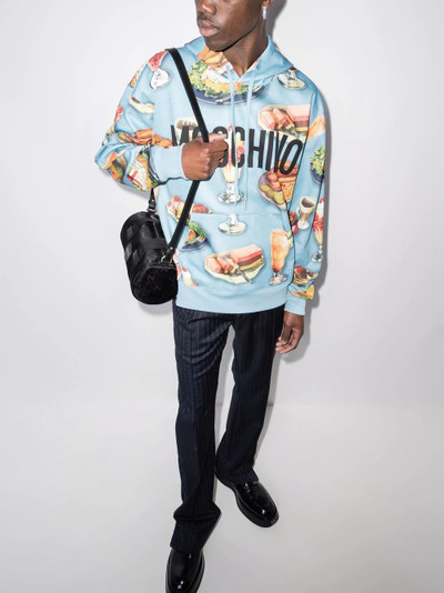 Moschino Diner Group-print hoodie outlook