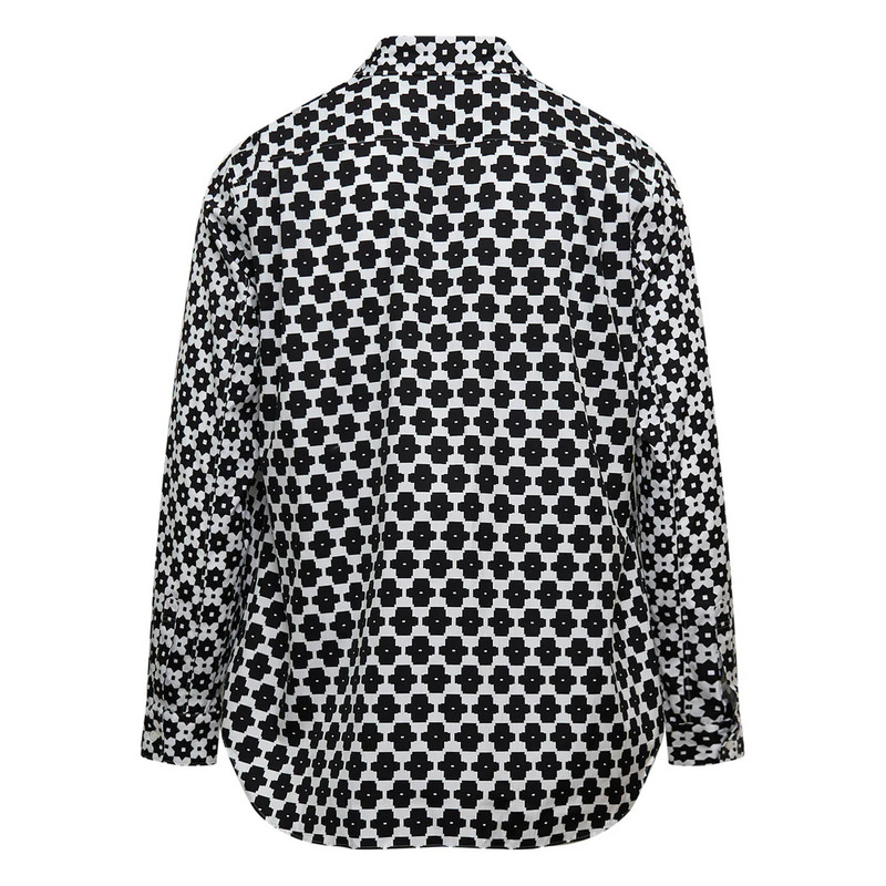 Comme des Garçons Homme Plus Bold Printed Pattern Long Sleeve Button Shirt outlook