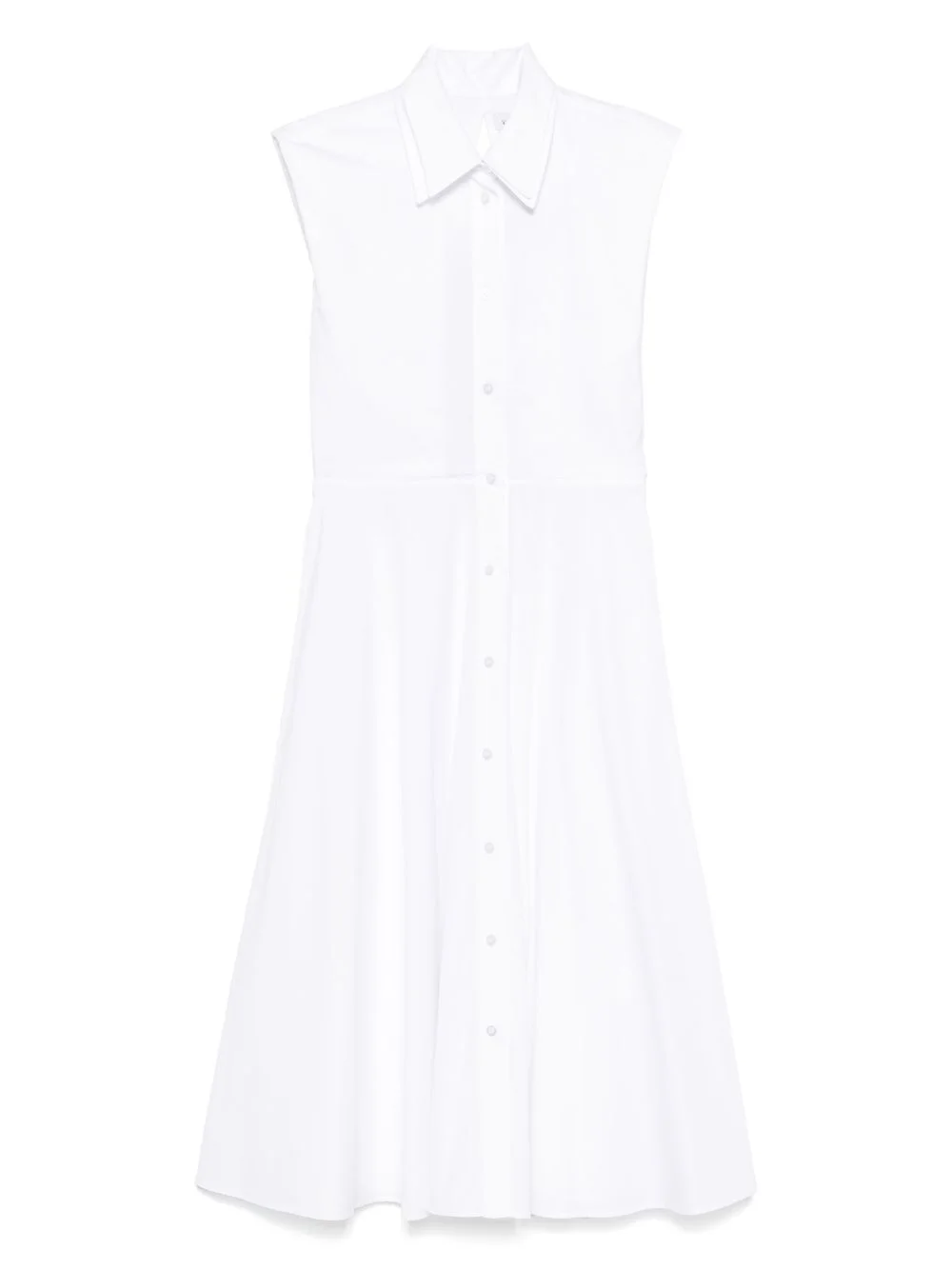 layered shirt dress - 1