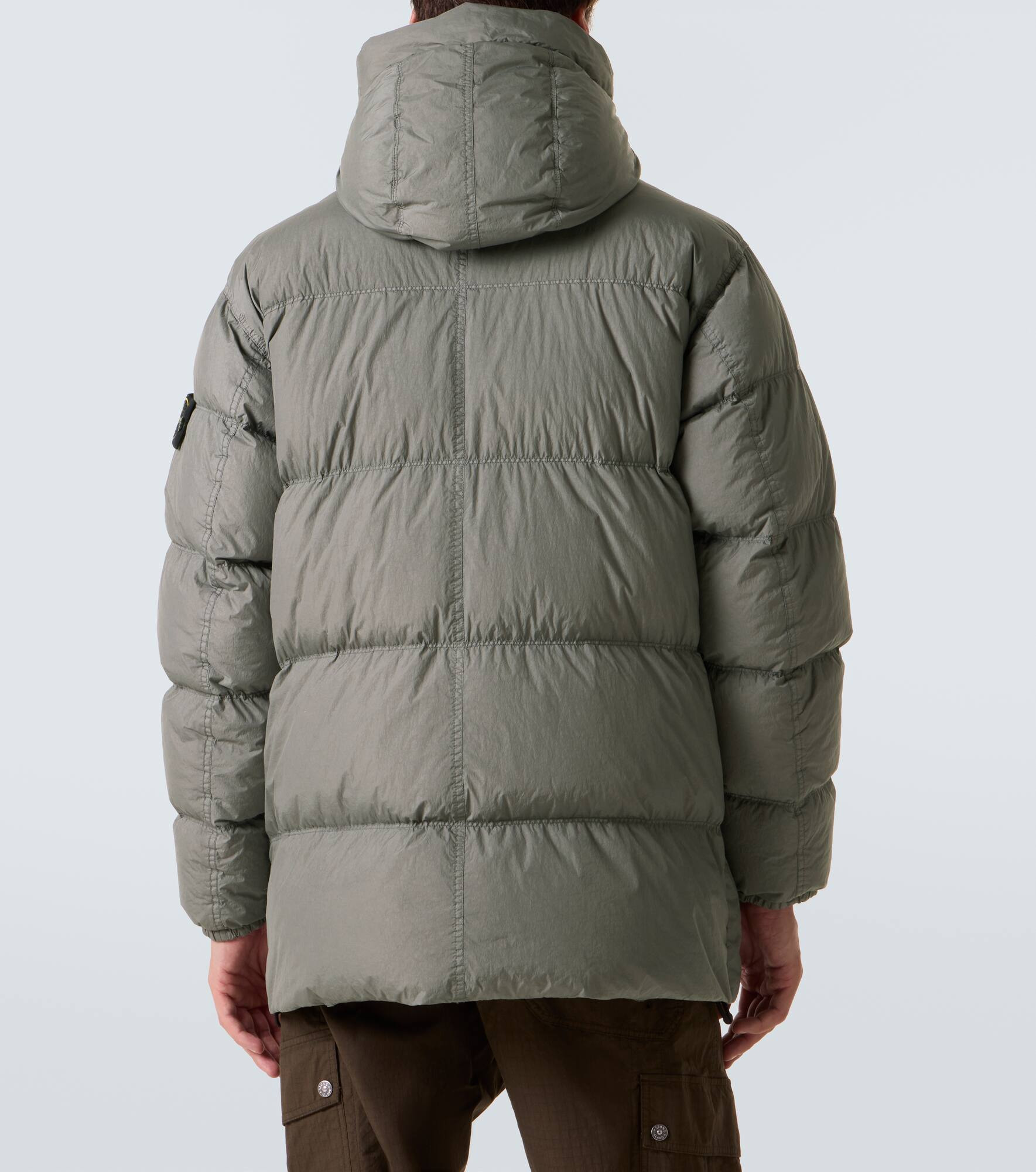 Hooded down coat - 4