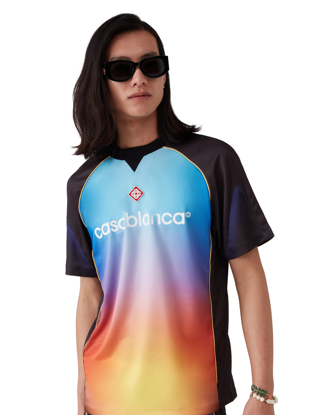 Gradient Football Shirt | Casablanca Paris - 4